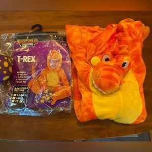 T-Rex Orange Dinosaur Halloween Costume